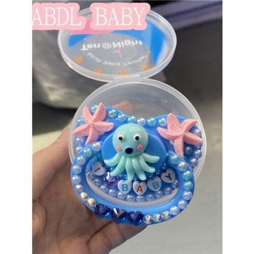 4styles Adult Baby Size Pacifier abdl Soft Silicone BPA Free adult baby pacifier ddlg Daddy Girl Dummy Dom Little Space 5.0
