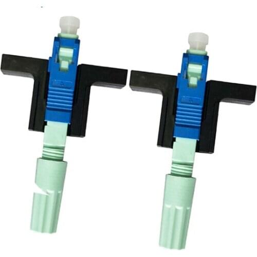 Free Shipping New SC APC UPC 58mm SM Single Mode Optical ConnectorSC UPC Fiber Quick Connector FTTH Tool Cold Connector Tool