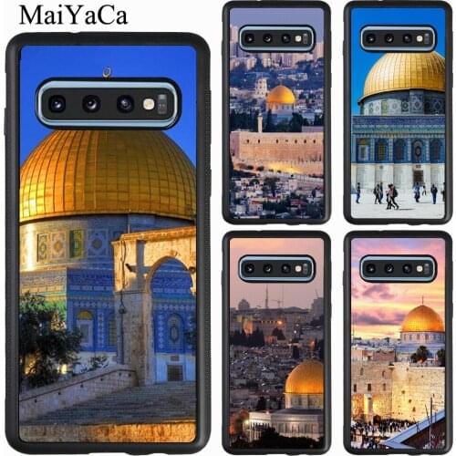 Jerusalem Building Case For Samsung Galaxy A71 A51 A21S A40 A50 A70 A20e A31 M21 S9 S10 S20 Plus Note 20 Ultra