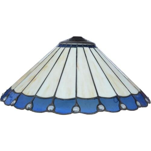 Decorative Lighting Lamp Shade Stained Glass Lampshade Replacement Suitable for Table/Floor/Pendant Lamp