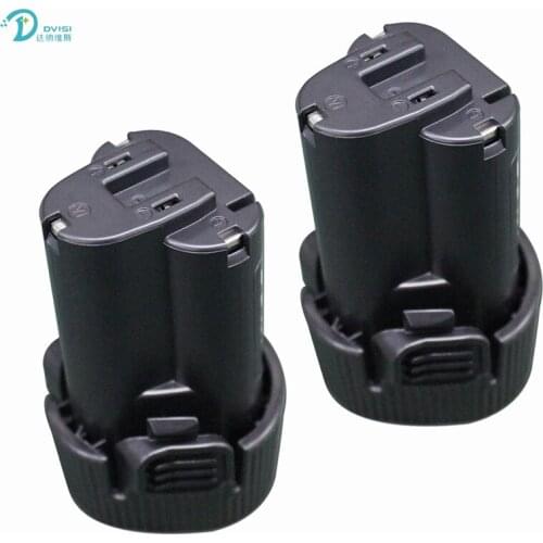 DVISI 2pcs/lot 10.8V 2000mAh Lithium ion Battery Pack replacment for MAKITA 194550-6 194551-4 BL1013 BL1014 195332-9 Power Tool