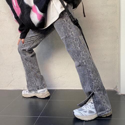 Woman Jeans High Waist Clothes Female Harajuku Wide Leg Denim Clothing Vintage Quality Harajuku Straight Pants Vintage Clothes