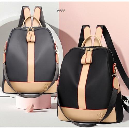 Luxury brand Backpack Women Oxford Cloth Shoulder Bag School Bags for Teenage Girls Light Ladies Travel Backpack mochila feminin