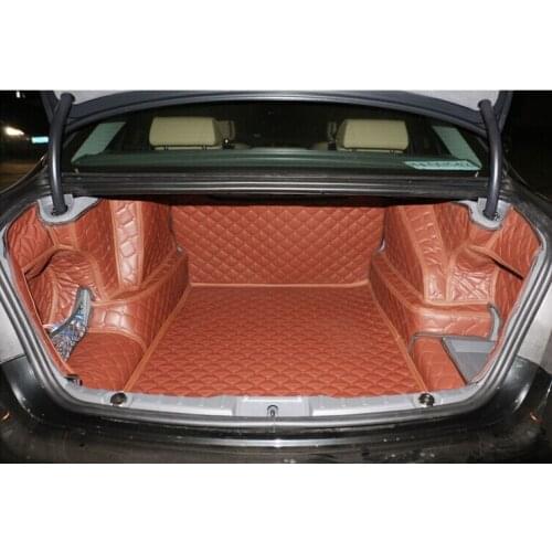 Good quality! Special trunk mats for BMW 7 Series F02 2015-2010 waterproof cargo liner boot carpets for 7 Series,Free shipping