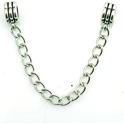 JINGLANG Fashion Infinity Chain Retro Metal Beads Clasp Europe Brand DIY Bracelets Jewelry Accessories