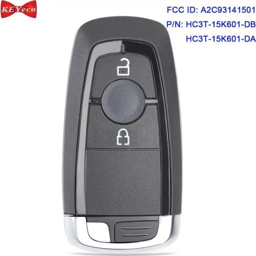 KEYECU for Ford Explorer Mondeo 2017 2018 2019 2020 Remote Key Fob FCC ID: A2C93141501 P/N: HC3T-15K601-DB HC3T-15K601-DA 434MHz