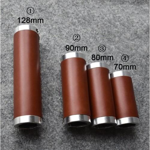 Leather Handlebar Cover For Bicycle Head Grips Classic Bike Mountain Handle Grip Cycle Cycling Accessories