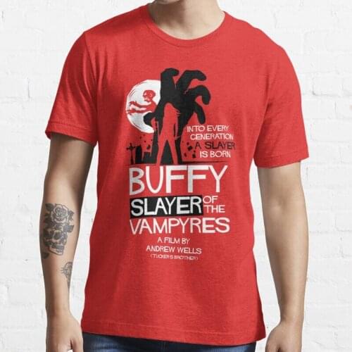 New Slayer Of The Vampyres T-Shirt Cotton Men Tee Shirt