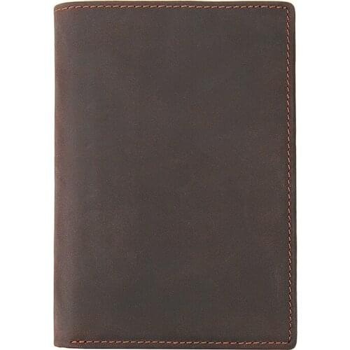 2021 Hot Mens Leather Passport Case Handmade Coin Purses Holders Famous Brand Passport Cover