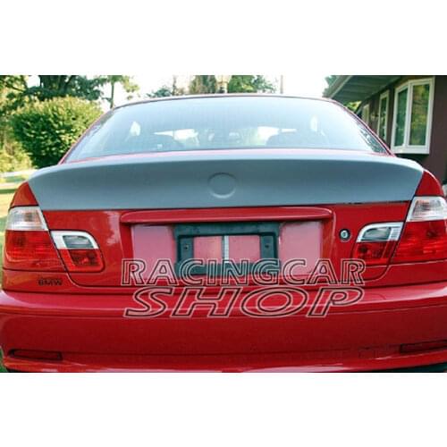 UNPAINTED Trunk Spoiler CLS Bigger Wing Boot Lip Fit For BMW 3-series E46 Coupe 2Door 1998-2005 B018F