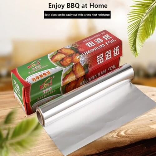 Tinfoil BBQ Aluminum Foil Paper For Ovens Food Grade Thickening Baking Paper Household Tinfoil Barbecue Paper