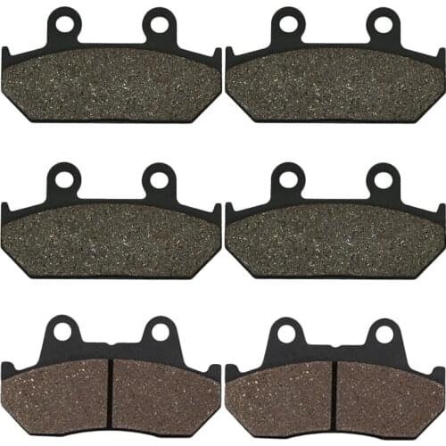Motorcycle Front and Rear Brake Pads for HONDA VFR700 CBR 750 Superaero RC27 1987 CBR1000F Hurricane 1987-1988 GL1500 1988-2000