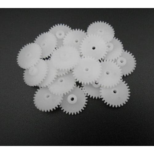 20PCS/LOT 0.5M 30T 2A Plastic Spur Gear 0.5 Modulus T=30 Aperture: 2mm 1.95MM Tight Fitting 30 Teeth 4MMX16MM Gears NEW *FD855