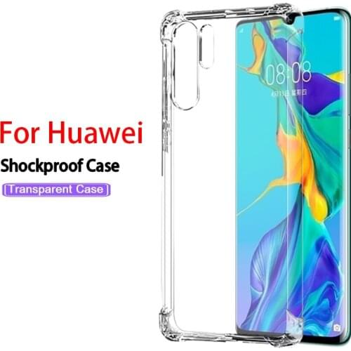 Transparent Case TPU for Huawei P30/P30 Pro/P30 Lite Soft Silicon Cover Thin Clear Phone Back Armor For P30Pro P30Lite HuaweiP30
