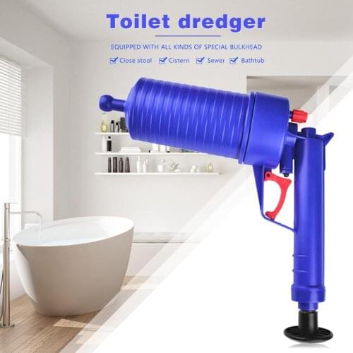 Air Pressure Pipe Plunger Drain Cleaner Sewer Sinks Blocked Blockage Basin Pipeline Clogged Remover Tools For Bathroom