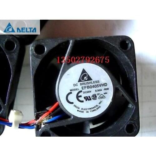 Wholesale for delta EFB0405VHD EFB0405VHD-R00 4CM 4020 40*40*20mm DC5V 0.50A 3-P server inverter cooling fan