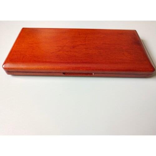 Upscale Oboe Reeds Box Holder Case for 20x Reeds Hold Woodwind Accessory with Hygrometer amber