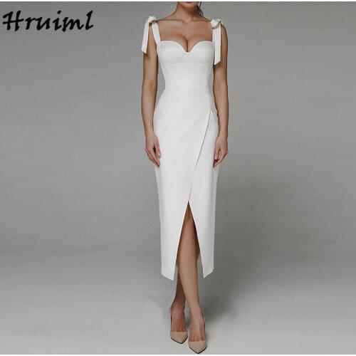 New Dress Women Summer Free Shipping To Us Sleeveless Solid Color Maxi Dresses for Women Elegant Hem Split Fashion Sling Dresses