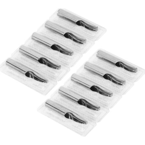 10 Professional Stainless Steel Nozzle Tips for Tattoo Machine