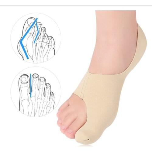 5 Pairs/Lot Lycra Male And Female Hallux Valgus Bandage Correction Foot Guard Toe Split Toe Sports For Daily Feet Care