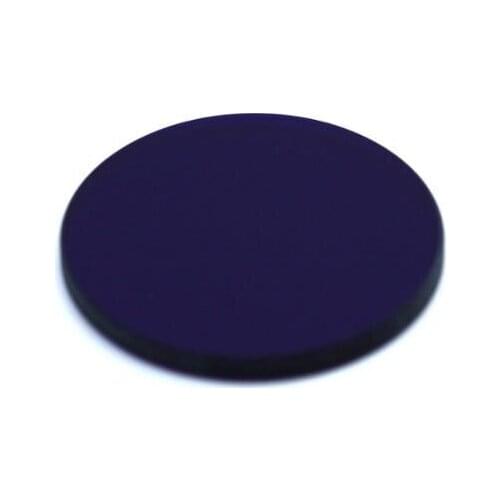 Diameter 35mm ZB2 BG3 violet purple UV and IR pass filter glass