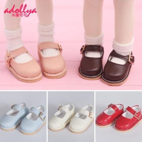 Adollya BJD Doll Accessories 5cm Mini Leather Shoes for Dolls Toys for Girl High Quality Shoes Suitable for 1/6 BJD Dolls