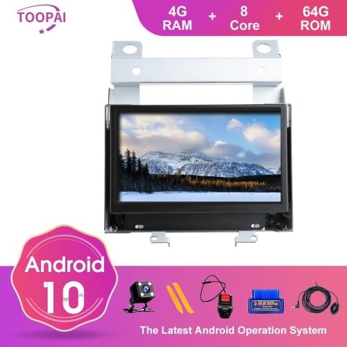 TOOPAI Android 10 For Land Rover Freelander 2 2007 2008 2009 2010 2011 2012 Auto Radio GPS Navigation Car Multimedia Player NEW