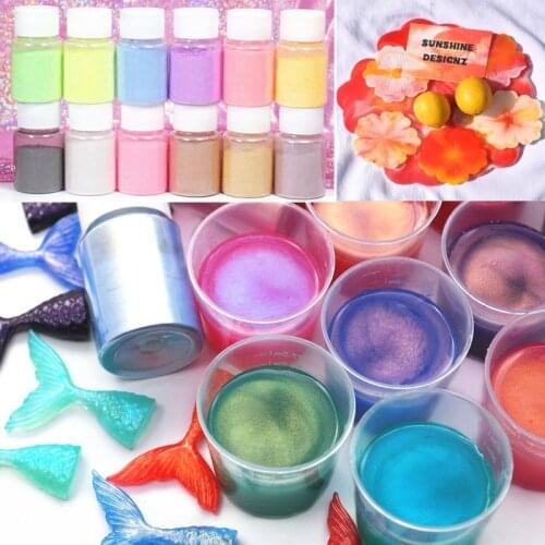 Colour Pearlescence Chameleon Pigment Powder For DIY Resin Craft Mold Pearl Color Paint Dust Hologram Resin
