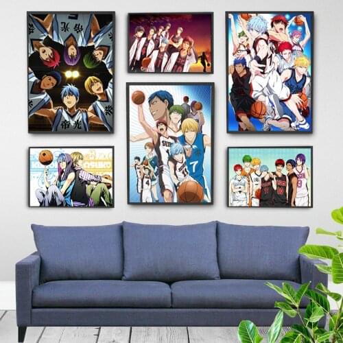 Nordic Style Decoration Canvas Anime Kurokos Basketball Painting Home Wall Art Print Modular Boy Room Poster
