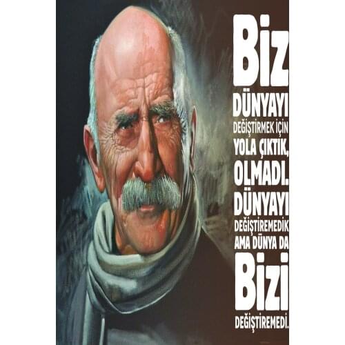 Decorative Art Retro Wooden Board Film Ramiz Uncle 23x31.5 Home Cafe Office Decoration and Gift