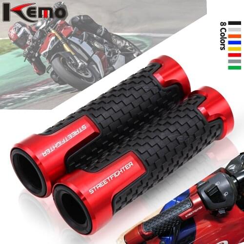 For Ducati STREETFIGHTER 7/8" 22mm Universal Motorcycle Accessories CNC Aluminum Handlebar Hand Grips Handle Bar End Grip
