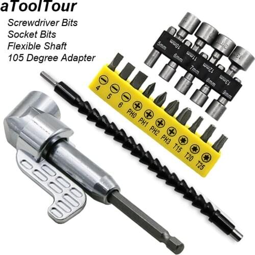 Flexible Shaft Extension Screwdriver Socket Drill Bit Holder Link for Electronic Drill Universal Snake Flexible Shaft for Dremel