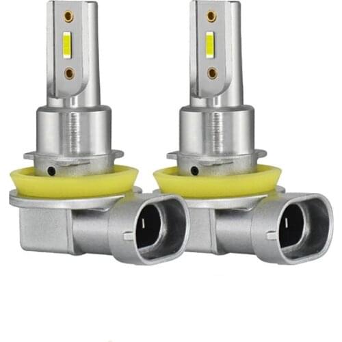 H8 H11 LED HB4 9006 HB3 H9 H16 Car Fog Lights H7 H4 Headlight Blub White 3200K Lemon Yellow Auto Lamps