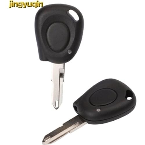 Jingyuqin Remote Car Key Shell Replacement For Renault Twingo Megane Scenic Laguna Auto Key Fob Case Uncut Blade NE73