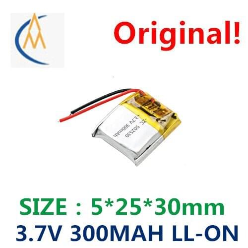 502530 lithium-ion polymer battery 300 mah intelligent vehicle traveling data recorder watches bluetooth speakers rechargeable b