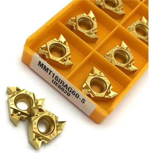 MMT16IR AG60-S UE6020 Carbide inserts Thread Turning tool cutting tool Lathe Tools CNC tool 16IRAG60 turning insert