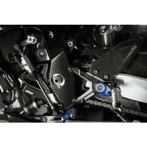 Carbon Fiber Motorcycle Accessories Heel Guard Rearset Rear Set Plate Foot Peg Protector for BMW S1000RR S 1000 RR HP4 2009-2018