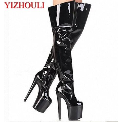 New reach 2018 shoes thigh high boots 20 cm boots sexy gift knee-high boots