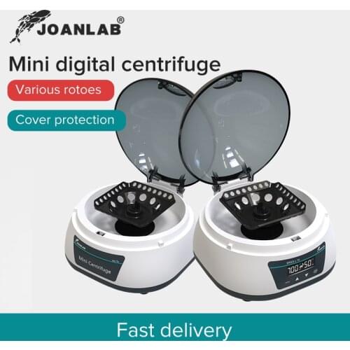 Pcr Centrifuge Machine Digital High-Speed Plasma Centrifuge Lab Microcentrifuge 4000rpm 12000rpm 0.2/0.5/1.5/2ml Centrifuge Tube