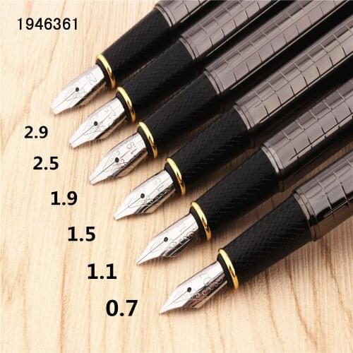 Luxury quality 510 Gray Gothic parallel the art flower body art Flat Tip Vinyl Tibetan Arabic Student office Fountain Pen