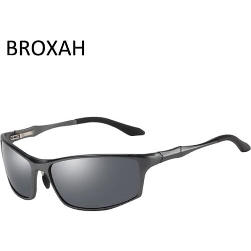 Retro Sunglasses Men Polarized UV400 Protection Mens Driving Sun Glasses Aluminium Magnesium Frame Male Oculos de sol masculino