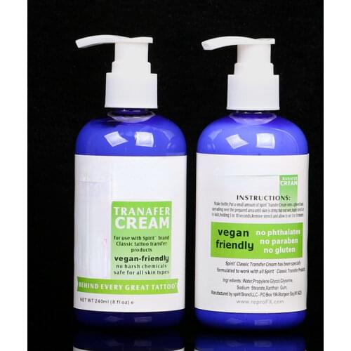 Professional Tattoo Transfer Cream Spirit brand Stencil Stuff Tattoo Stencil (8oz) 250ml tattoo ink Longer Lasting Transfer