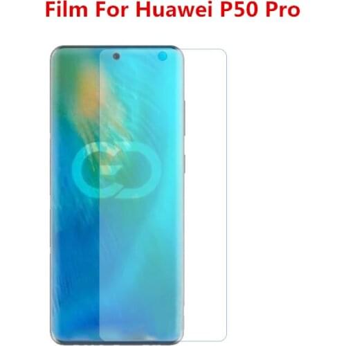 1/2/5/10 Pcs Ultra Thin Clear HD LCD Screen Protector Film With Cleaning Cloth Film For Huawei P50 Pro