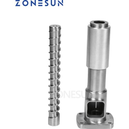ZONESUN 1 Sets ( screw shaft + press cage ) For OPM-01 Automatic Small Oil Press Machine Stainless Steel Cold Press Hot Press