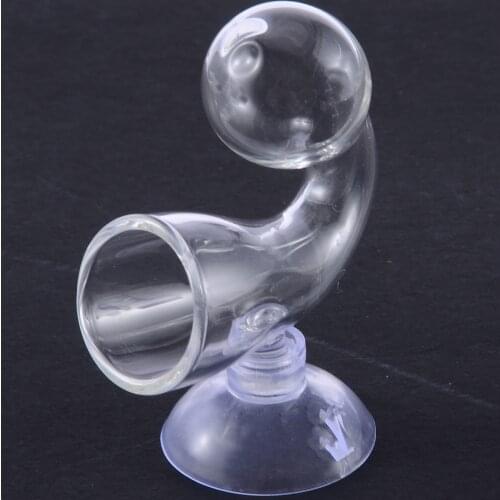1PC Aquarium Fish Tank CO2 Monitor Tester Glass Drop Checker with Suction Cup Checker Aquarium Plant Accessory