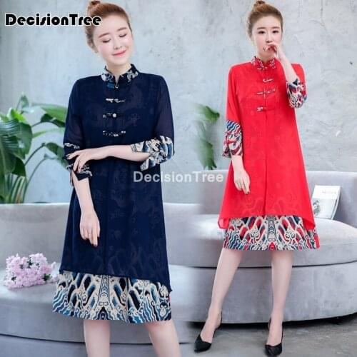 2021 vintage mandarin collar women qipao classic cheongsam sexy chinese dress chinese dance qipao dress elegant party dress