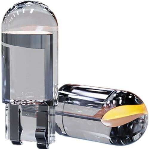 50pcs T10 W5W 194 168 Car LED Reading Clearance Lights Bulb Auto License Plate Interior Lamp White Red Blue Green Pink DC12V