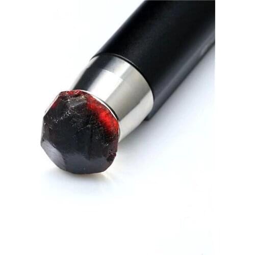 6pcs Healing gemstone Natural quartz crystal red garnet rough raw stone for aquarium