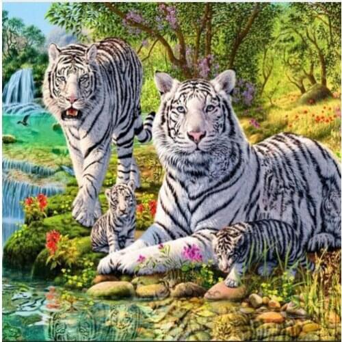 Diamond painting tiger,3d embroidery,animal,painting rhinestone,tiger,diamond cross stitch