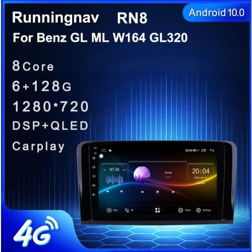 Android 10.1 For Mercedes Benz ML GL W164 ML350 ML500 GL320 X164 ML280 GL350 GL450 car GPS radio stereo navigation NO DVD
